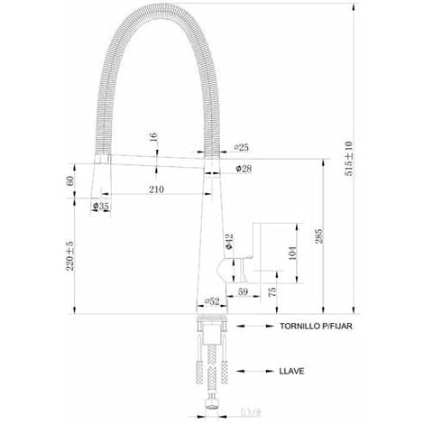 Mitigeur Axis Curly Chrome - Time Design