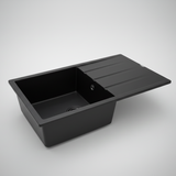 Évier Granit Lisbon 85x50 cm - 1 Bac + Égouttoir