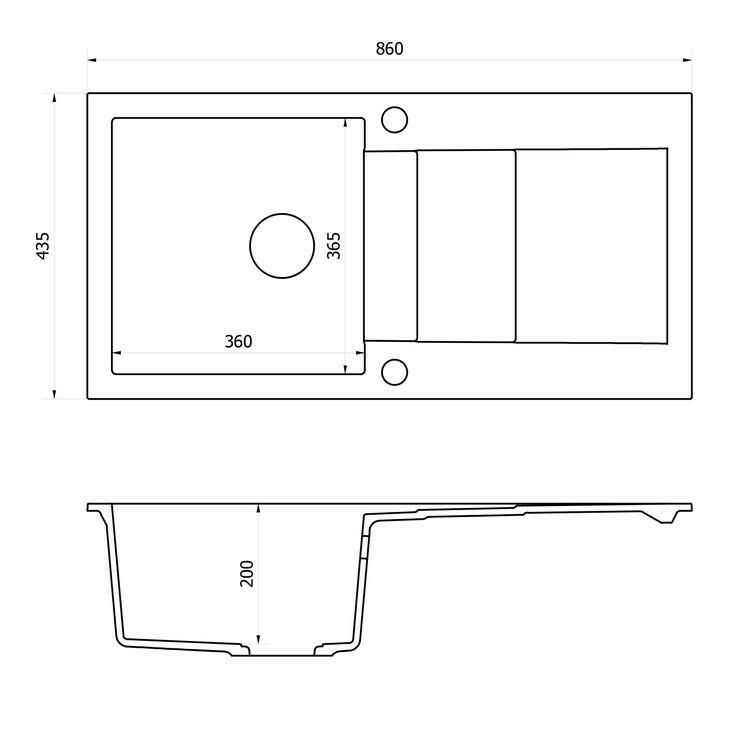Évier Axis Cascada - Time Design