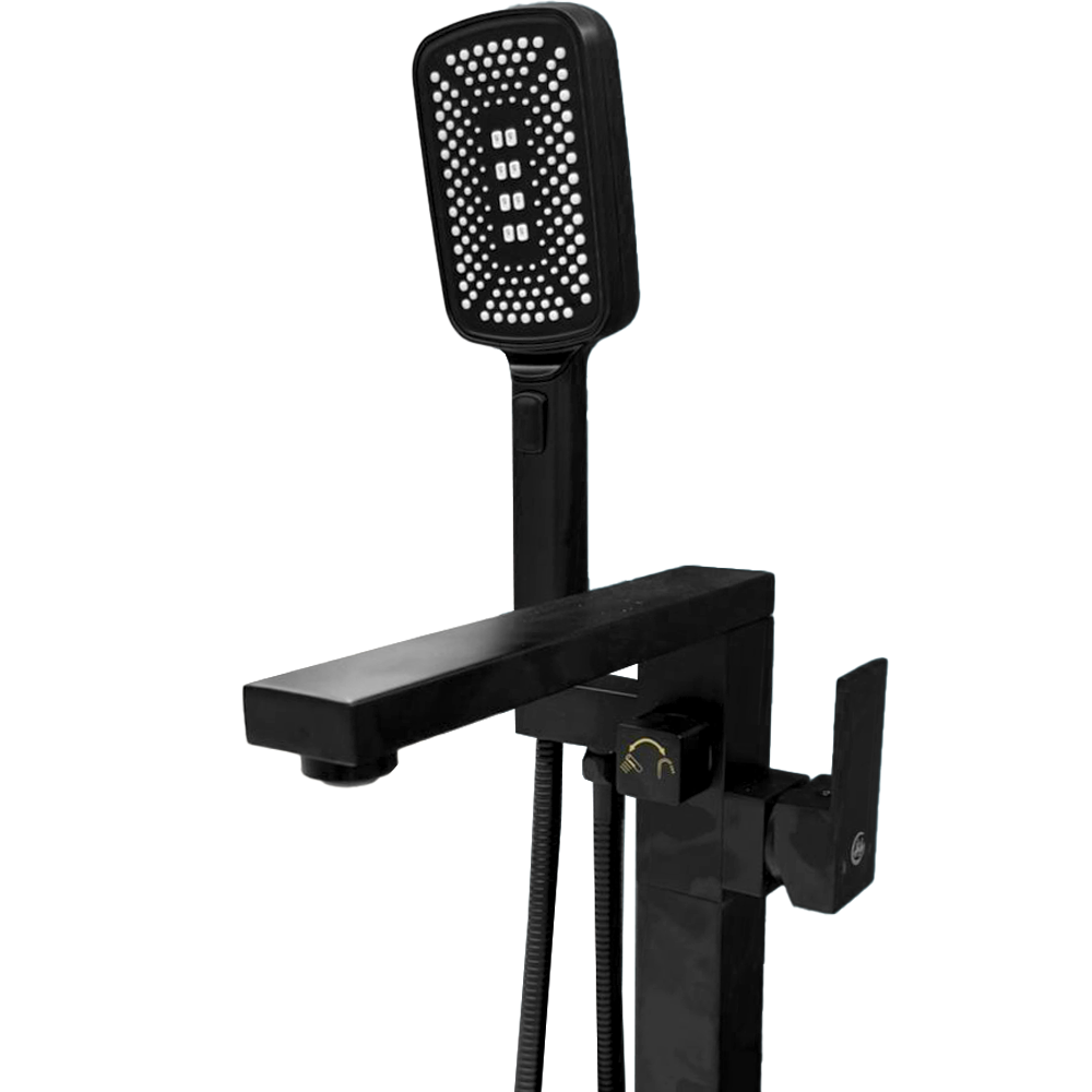 Mitigeur Bain-Douche Par le Sol – Noir