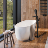 Mitigeur Bain-Douche Par le Sol – Noir