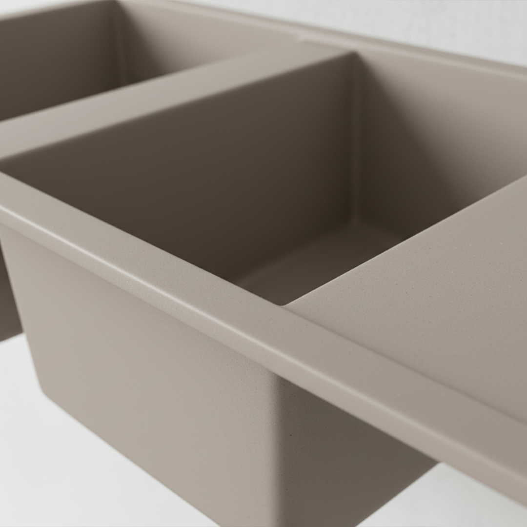 Évier Granit Lamas 116x50 cm - 2 Bacs