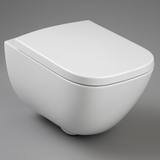 Cuvette WC Suspendue Geberit Premium Square Rimfree® avec Abattant Soft-Close