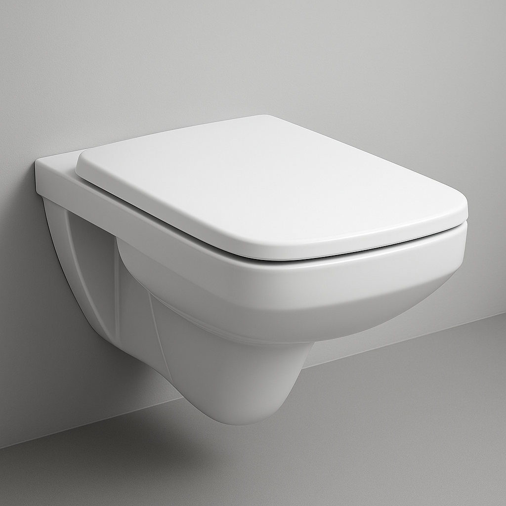 Cuvette Suspendue Geberit Selnova Square avec Abattant Simple