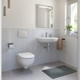 Pack Cuvette WC Suspendue Geberit Selnova Rond avec Abattant Standard Antibactérien