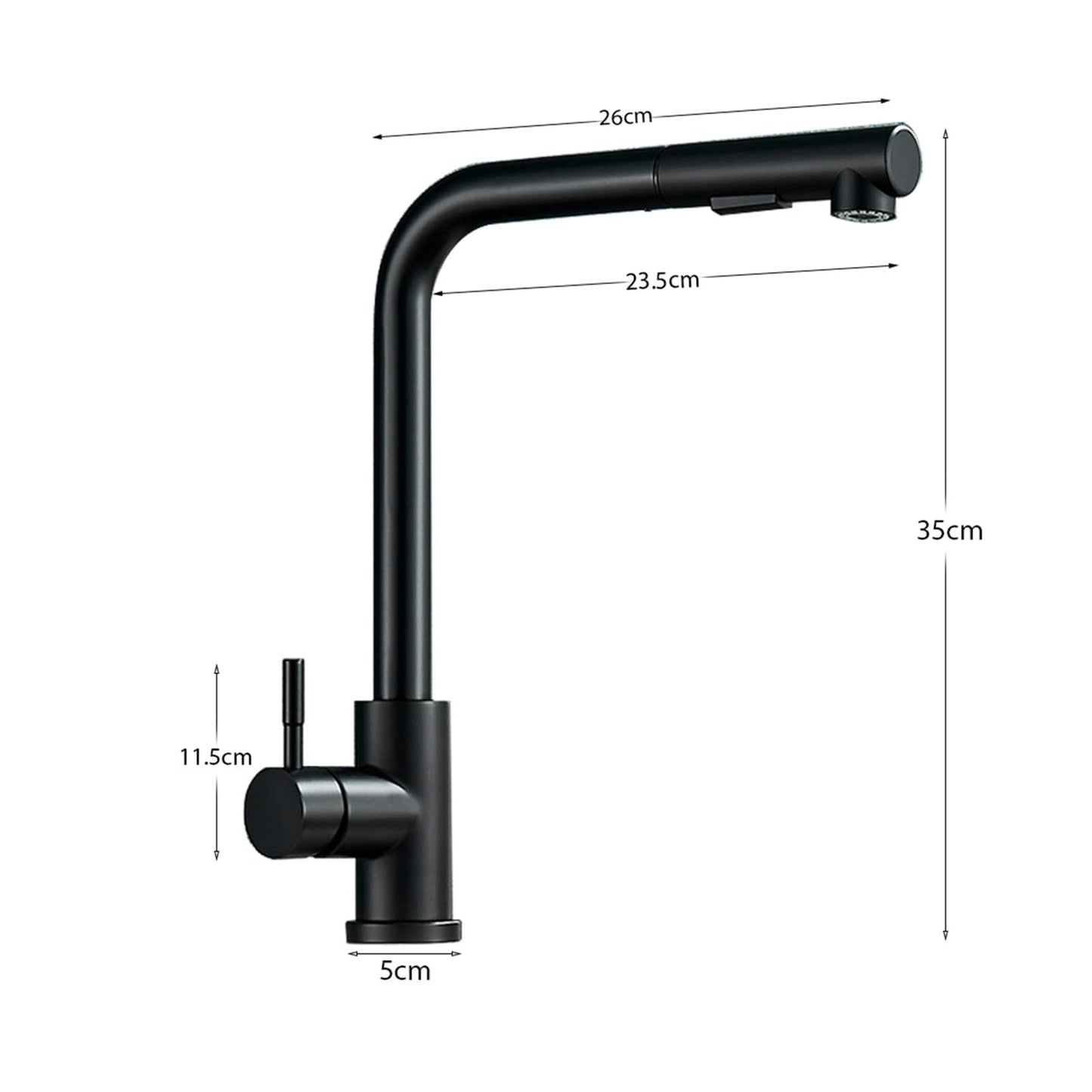 Mitigeur Tina Black - Time Design