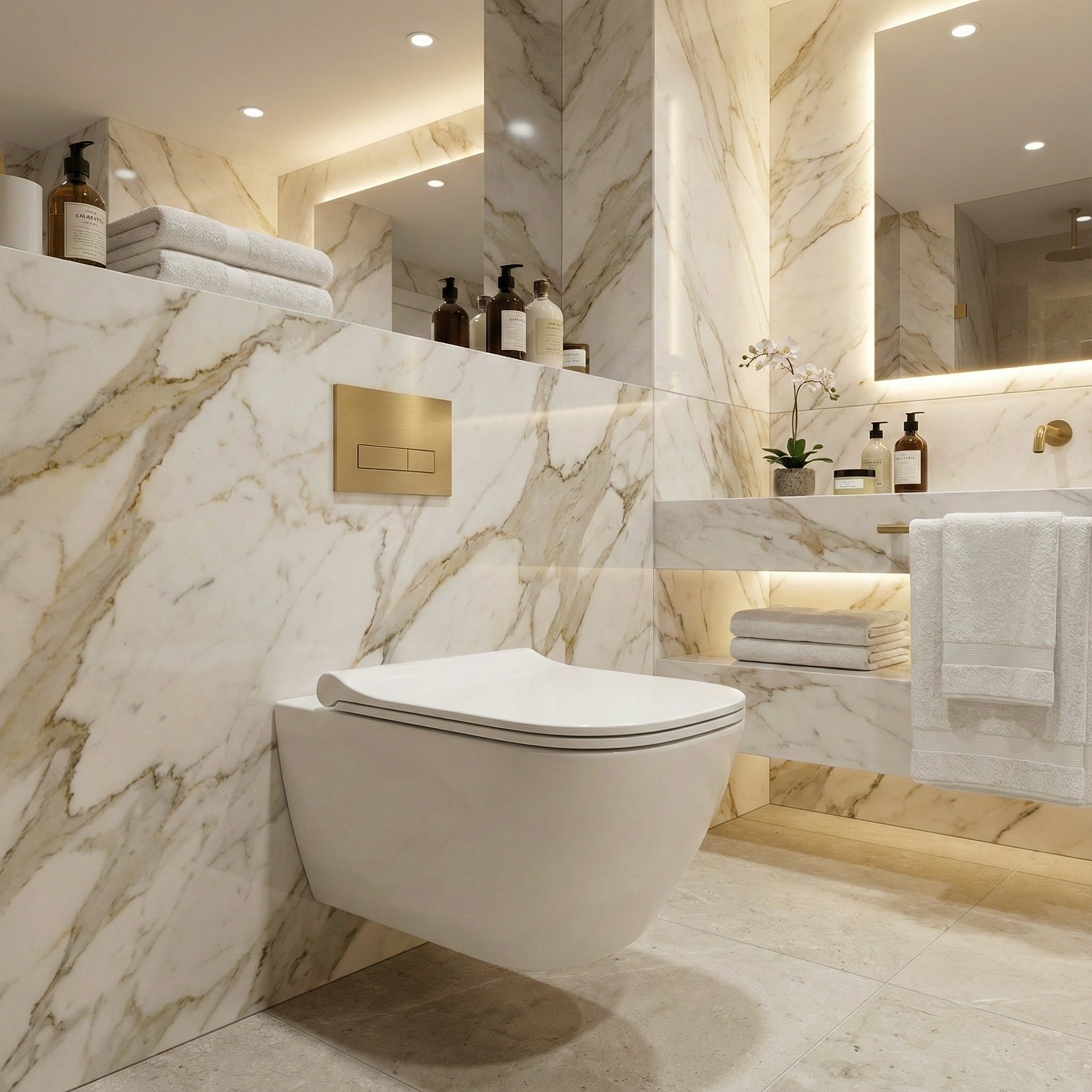 Pack Cuvette WC Suspendue Geberit Smyle Square Carénée Rimfree® avec Fixations Cachées et Abattant Soft-Close Antibactérien Déclipsable