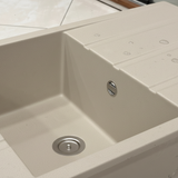 Évier Granit Lisbon 116x50 cm - 2 Bacs + Égouttoir