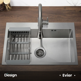Evier Inox 1 bac - Time Design