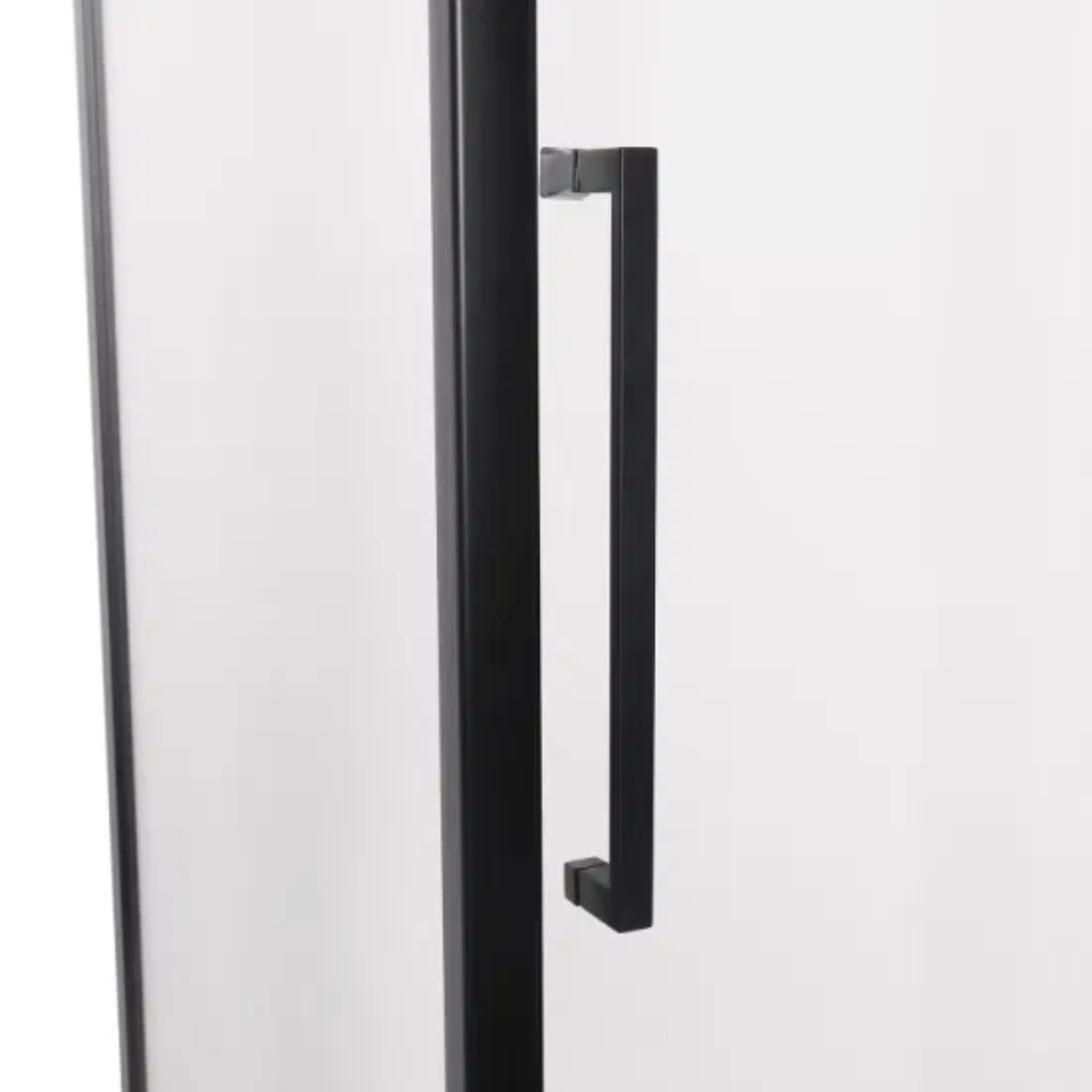 Cabine de douche noire Black Line - 120x80 cm seul porte