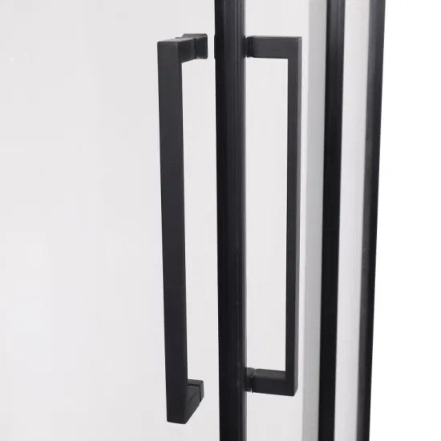 Cabine de douche noire Black Line - 120x80 cm seul porte