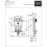 Bâti de chasse encastré Grohe silencieux (Silver)