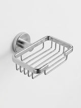 Ensemble De 6 Piéces D'accessoires De Toilette en Aluminium Chrome Brossé