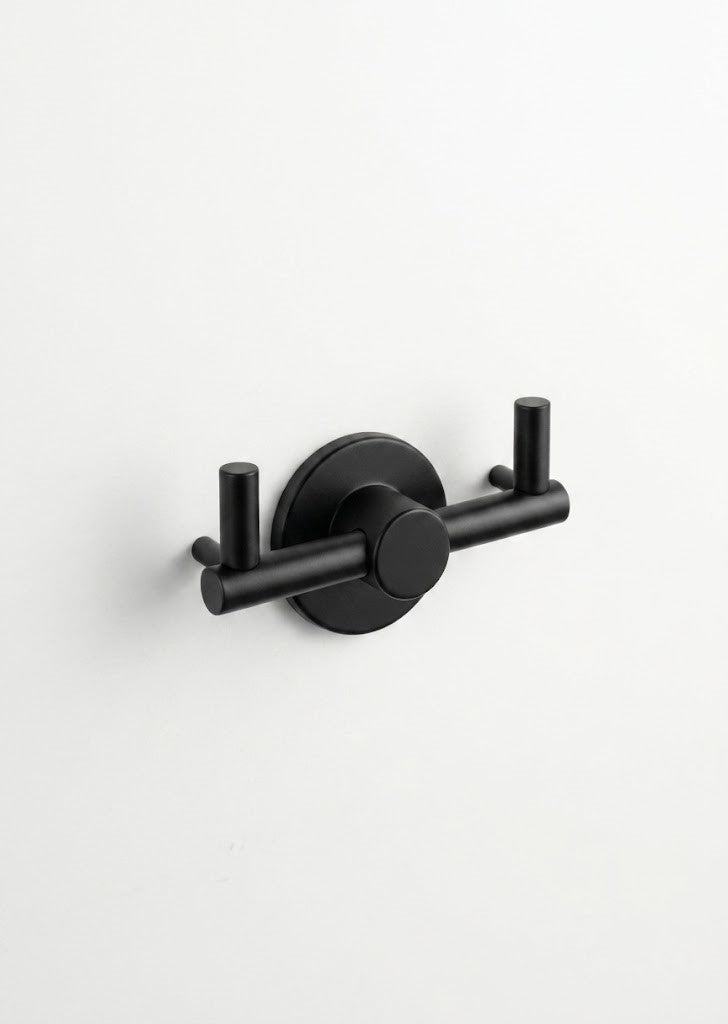 Ensemble De 6 Pièces D'accessoires De Toilette en Aluminium Noir mat - Time Design