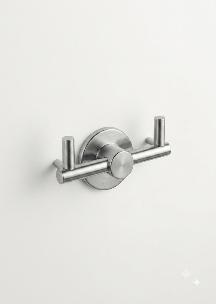 Ensemble De 6 Piéces D'accessoires De Toilette en Aluminium Chrome Brossé - Time Design
