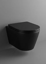 Cuvette Suspendue Flashclean - Brava Noir Mat - Time Design