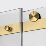 cabine de douche rectangulaire doré