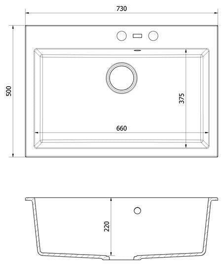 Évier Axis A-Point 60 - Time Design