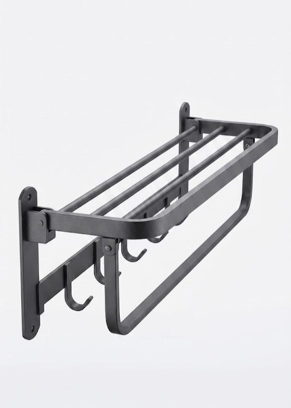 Etagère Porte-Serviettes Pliante en Aluminium - Time Design