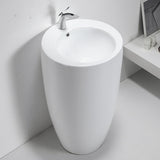 Lavabo sur pied stand Cométe