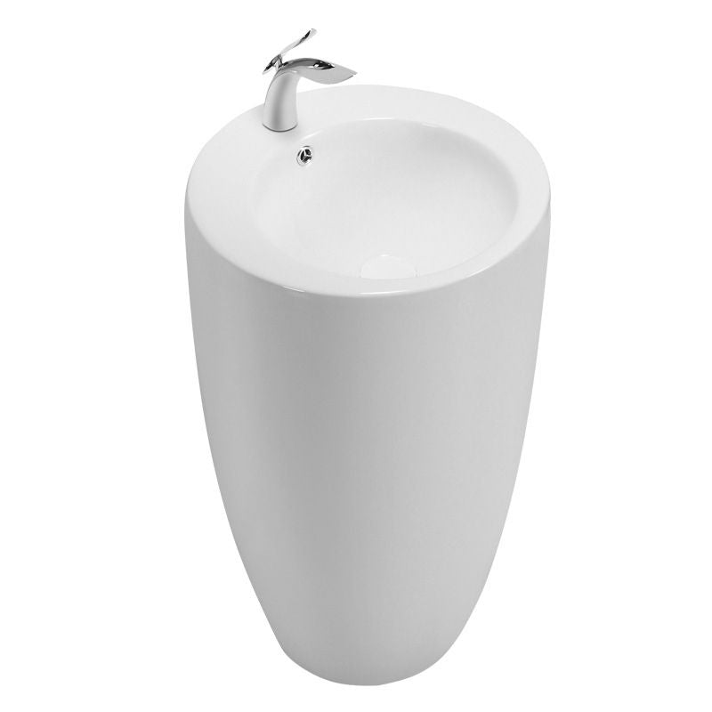 Lavabo sur pied stand Cométe