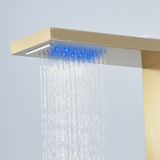 Colonne de douche hydromassage 90° avec afficheur