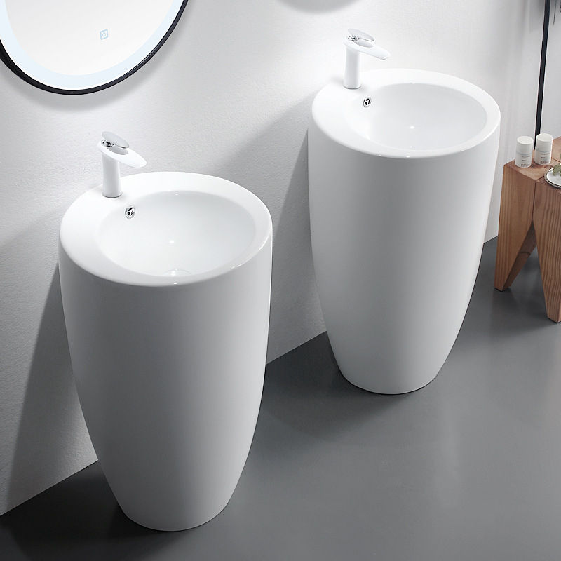 Lavabo sur pied stand Cométe