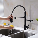 Mitigeur cuisine avec une douchette rétractable - Time Design