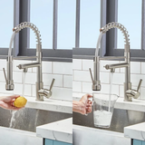 Mitigeur cuisine avec une douchette rétractable - Time Design