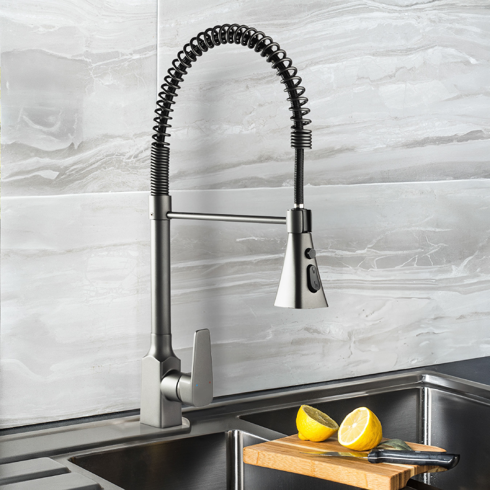 Mitigeur cuisine avec bec rétractable - Time Design