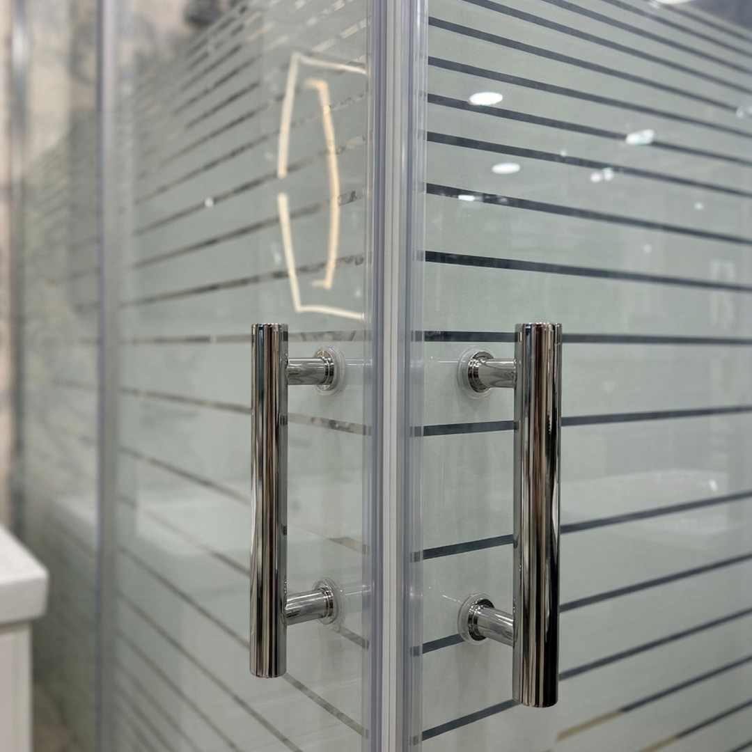 Cabine de Douche Carrée Ligne Blanche 90x90 cm