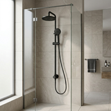 Colonne de Douche SAP Noir Mat + Inverseur - Time Design