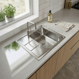 Évier de Cuisine Inox San GM – 61.5 x 50 cm - Time Design