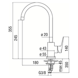Mitigeur evier BLUES Nobili - Time Design