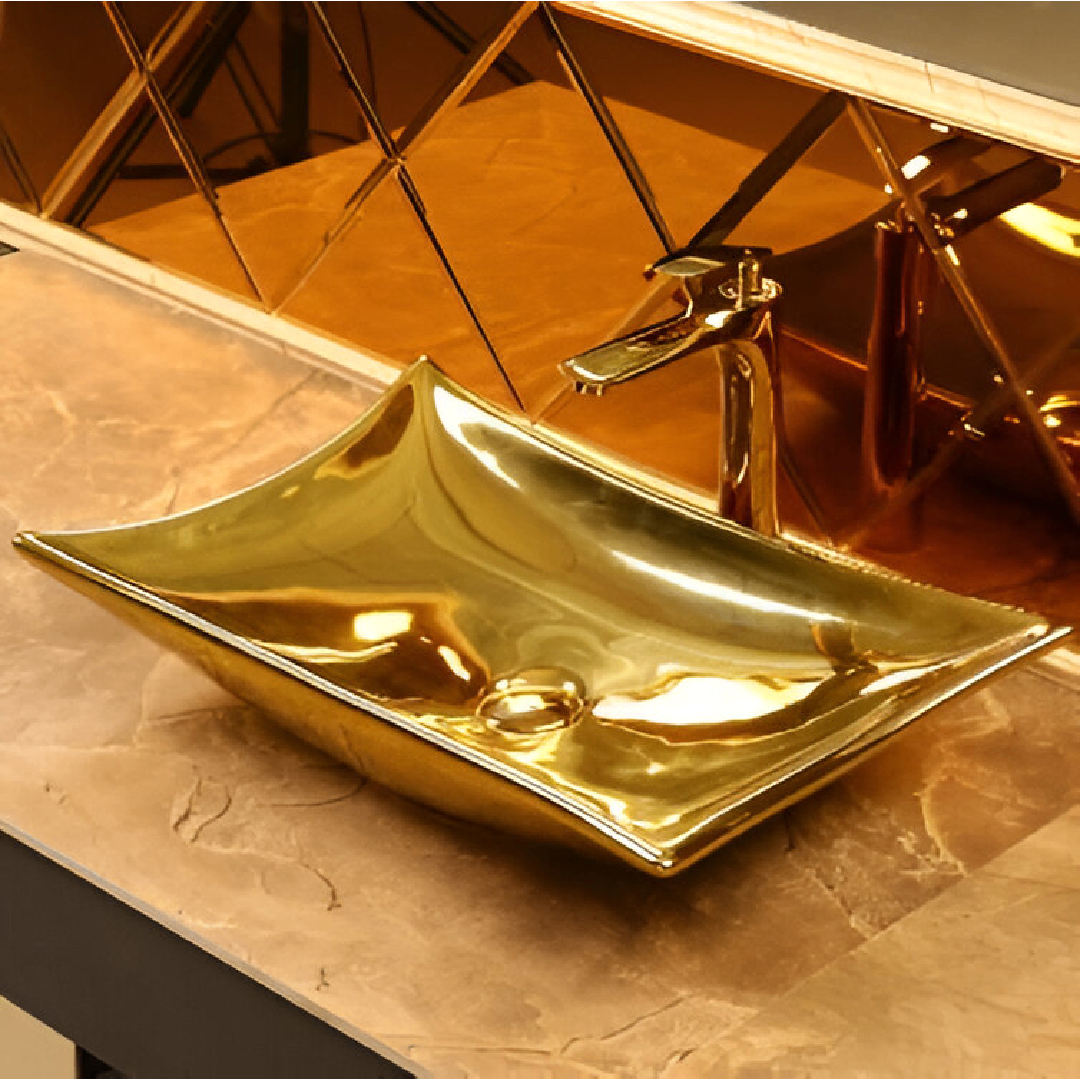 Vasque à poser Plume Doré