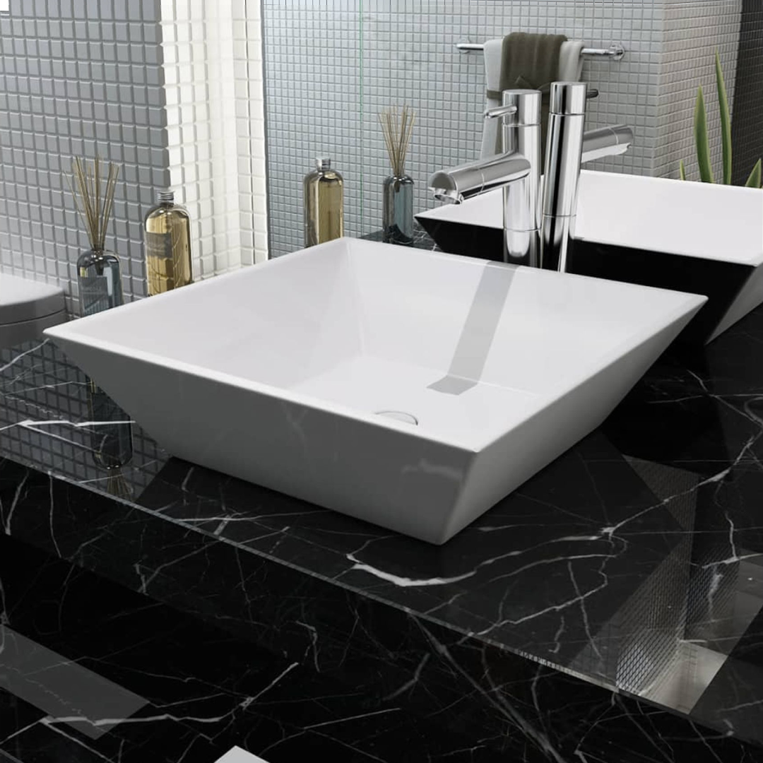 Vasque à poser square white