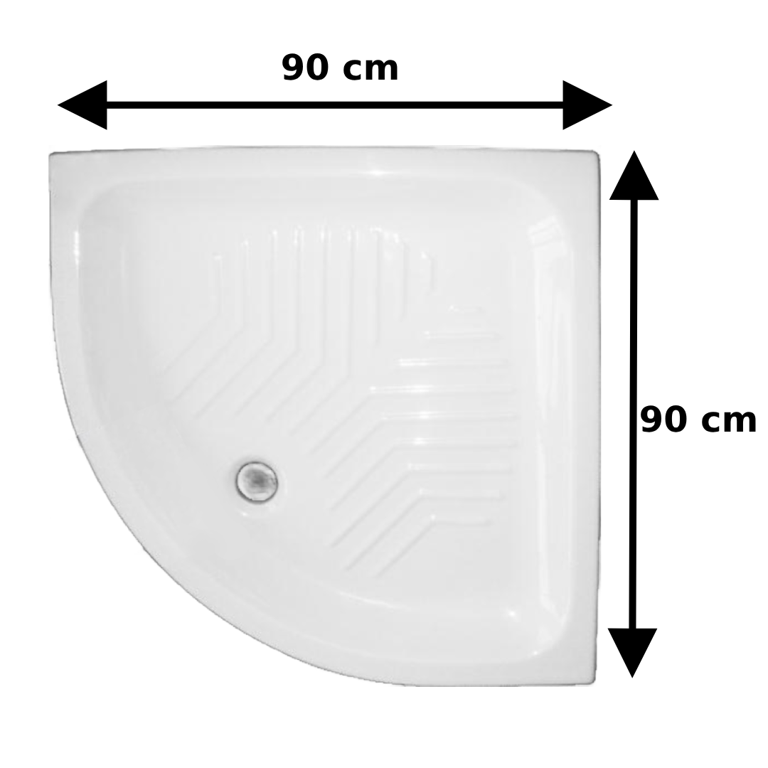Receveur de Douche Demi-Ronde