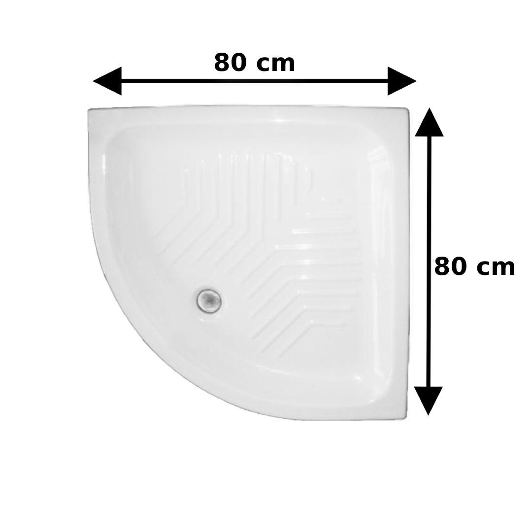 Receveur de Douche Demi-Ronde