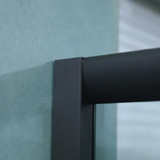 Cabine de Douche Demi-Ronde Noir