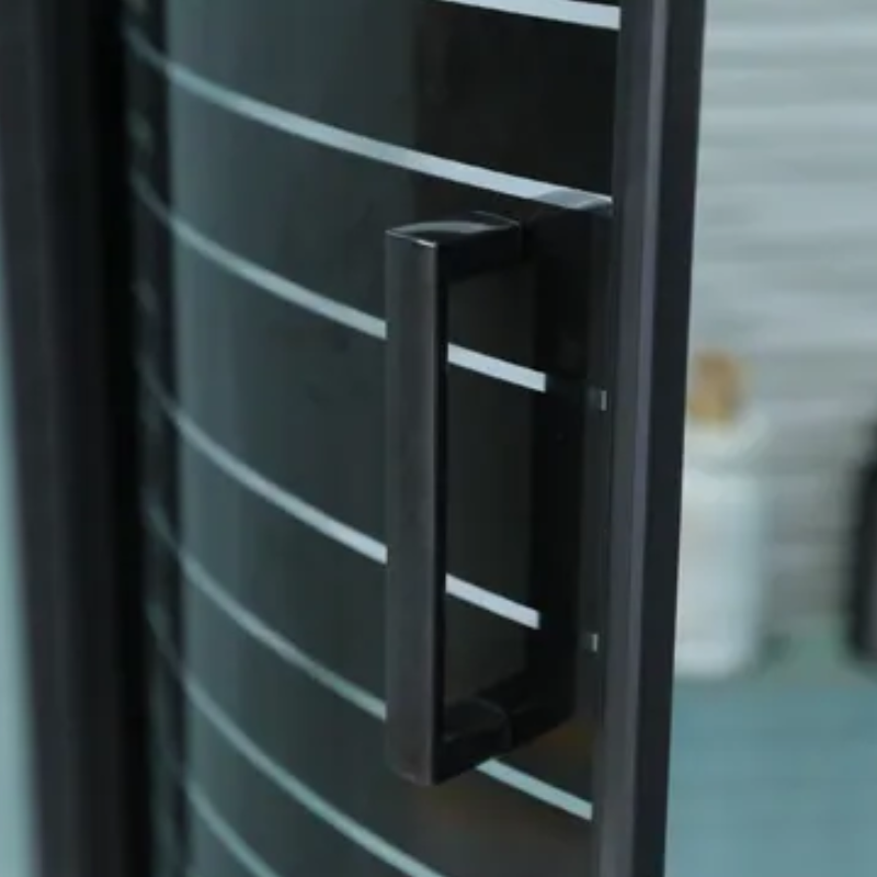 Cabine de Douche Demi-Ronde Noir