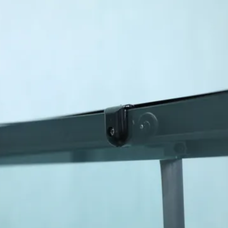 Cabine de Douche Demi-Ronde Noir