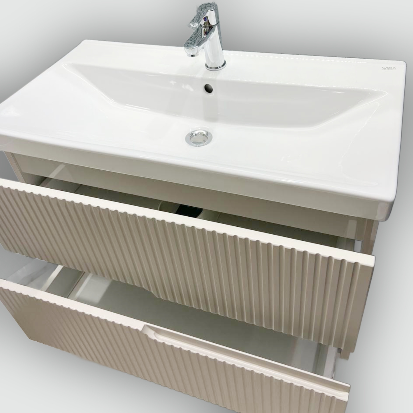 Meuble de salle de bain Rivoli 80 cm + vasque Sara