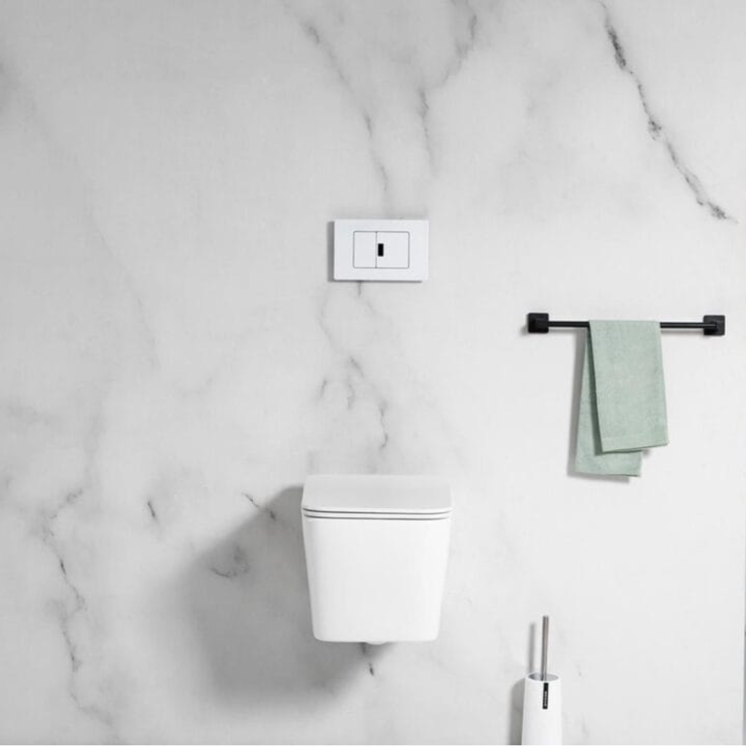 Cuvette Brava – Blanche Carrée avec Abattant (53 x 36 cm)