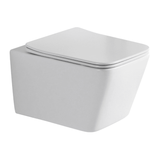 Cuvette Brava – Blanche Carrée avec Abattant (53 x 36 cm)