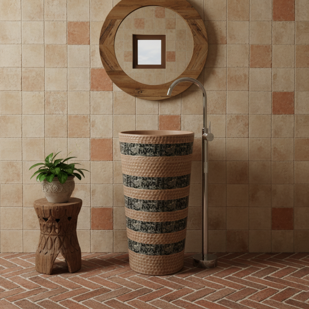 Lavabo sur Pied Red Miloss