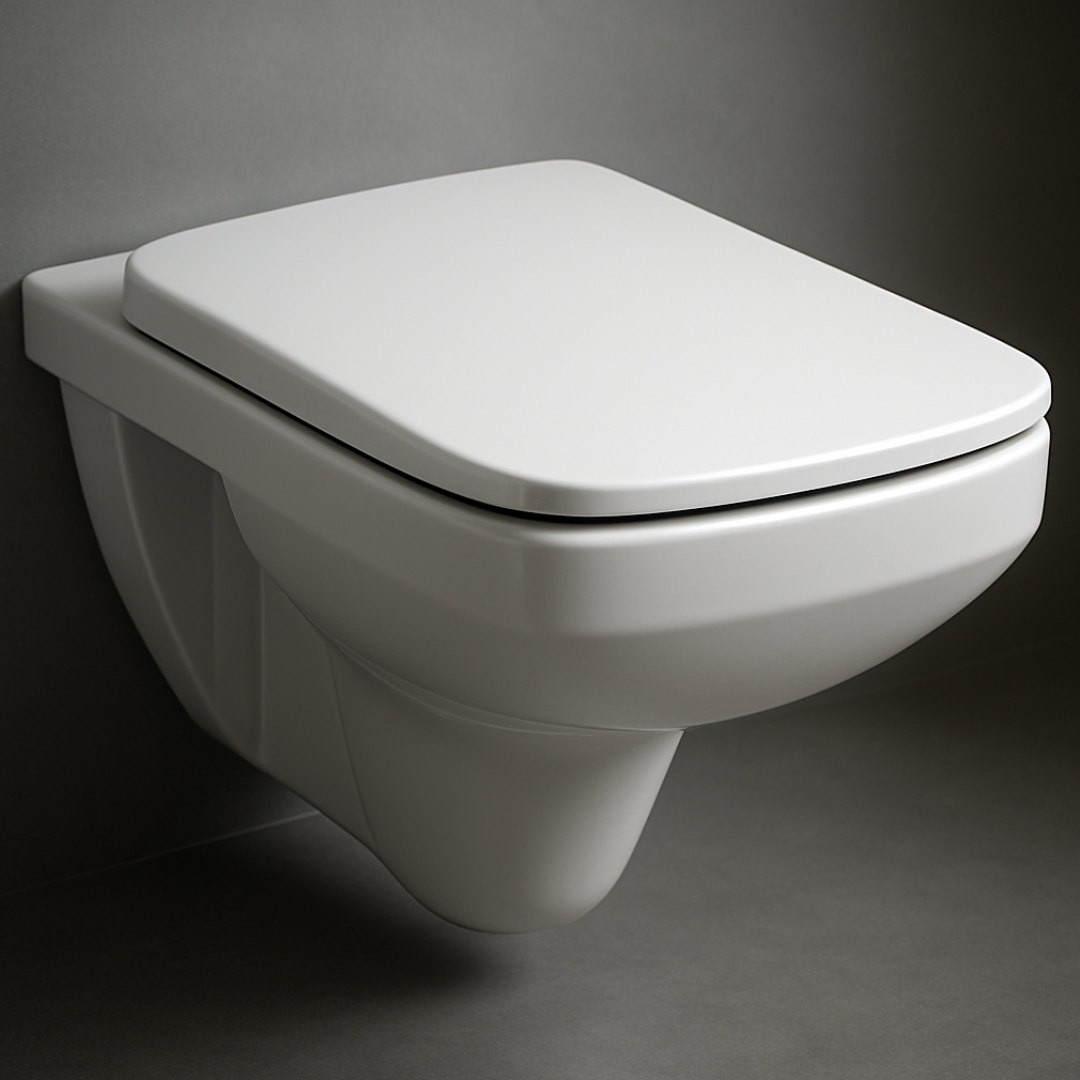 Cuvette WC Suspendue Geberit Selnova Square avec Abattant simple