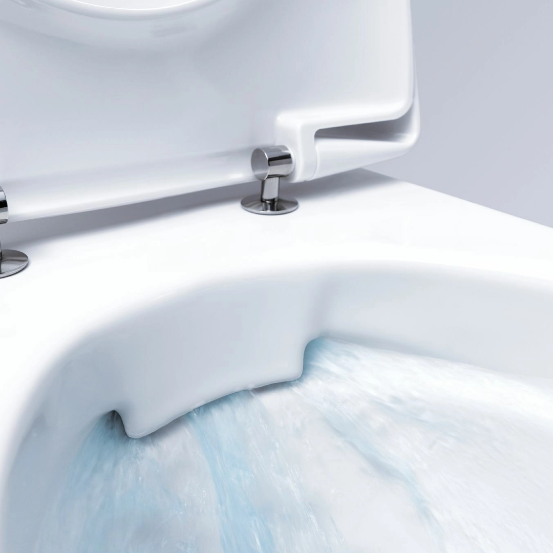 Cuvette WC Suspendue Premium Square Rimfree avec Abattant Soft-Close -