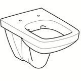 Cuvette WC Suspendue Premium Square Rimfree avec Abattant Soft-Close -