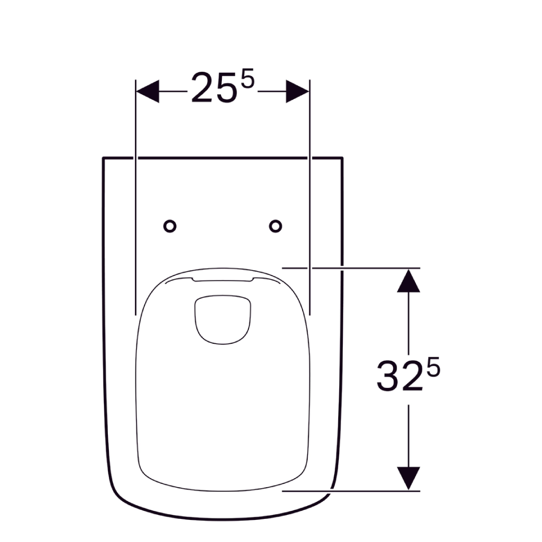 Cuvette WC Suspendue Premium Square Rimfree avec Abattant Soft-Close -