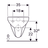 Cuvette WC Suspendue Premium Square Rimfree avec Abattant Soft-Close -